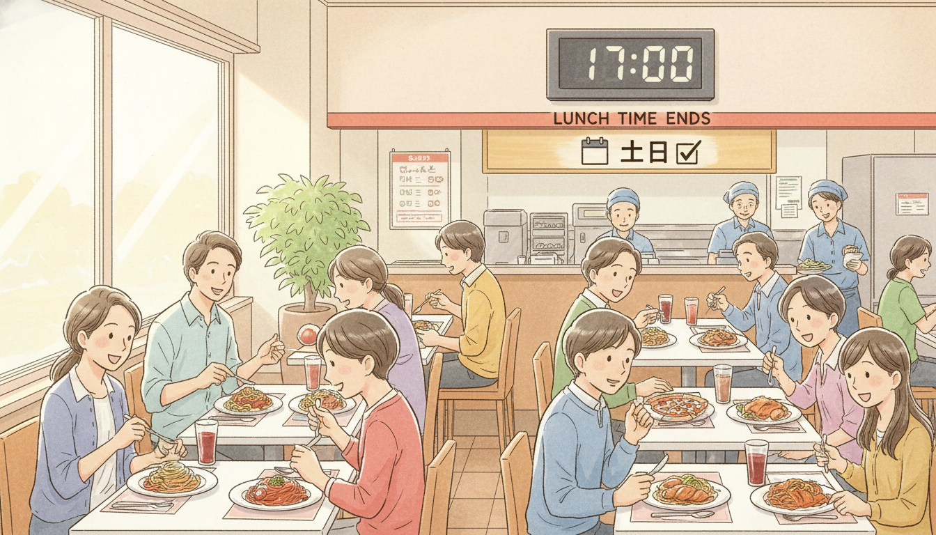 サイゼリヤのランチ 時間、いつまで？土日も？