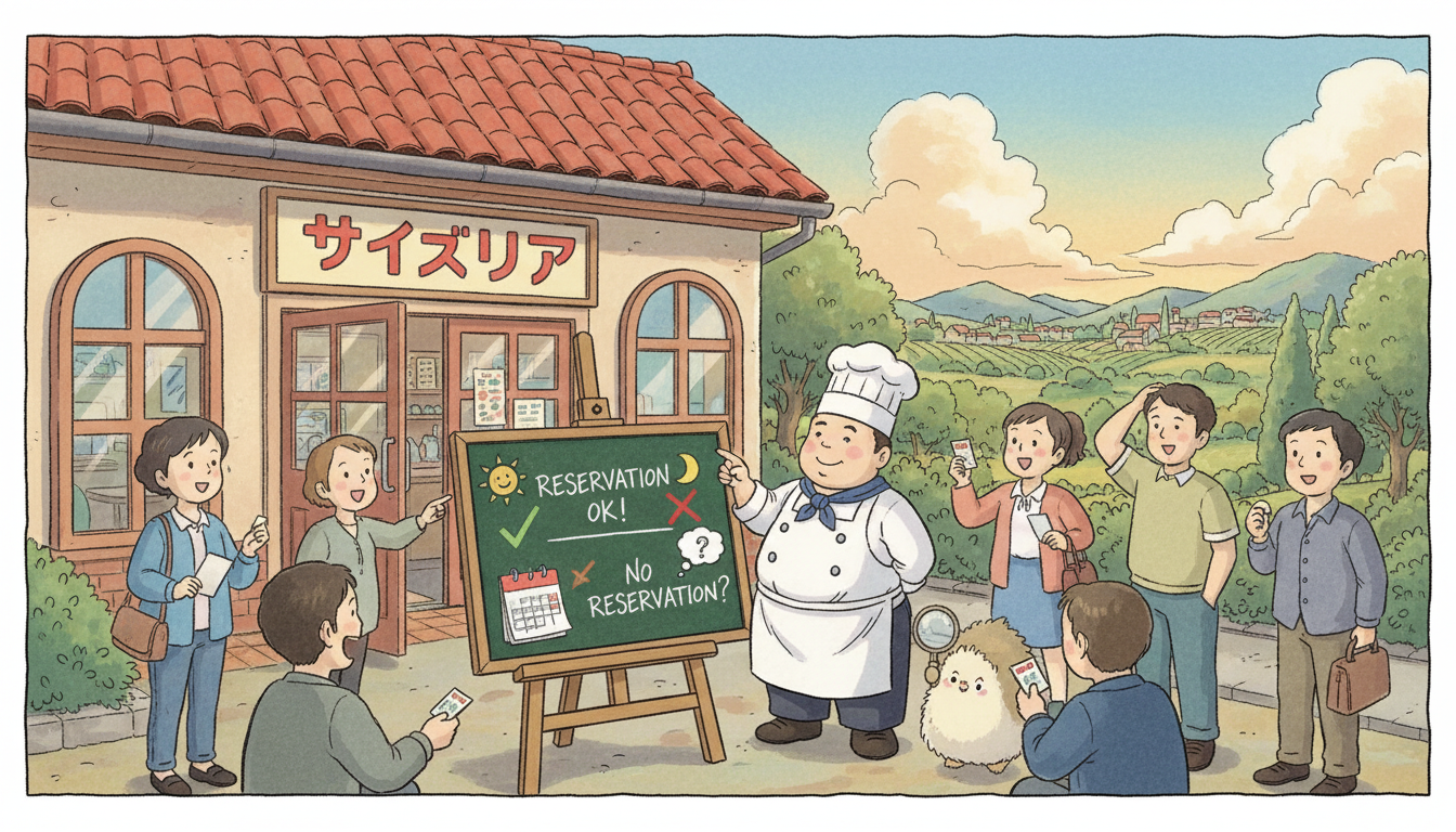 サイゼリヤの予約はできるの？できないの？