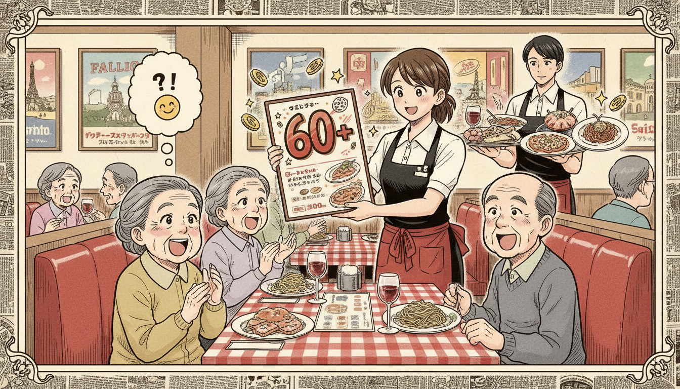 サイゼリヤ 60歳以上割引って本当にあるの?
