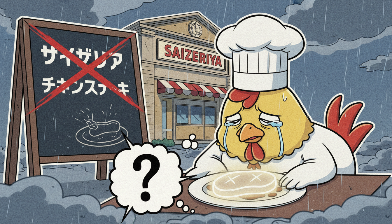 サイゼリヤ チキンステーキ商品の販売休止って本当なの？
